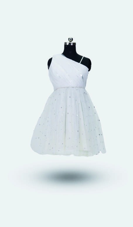 Snow White Party Frock — Kids Costumes by Design My Dress Bharat
