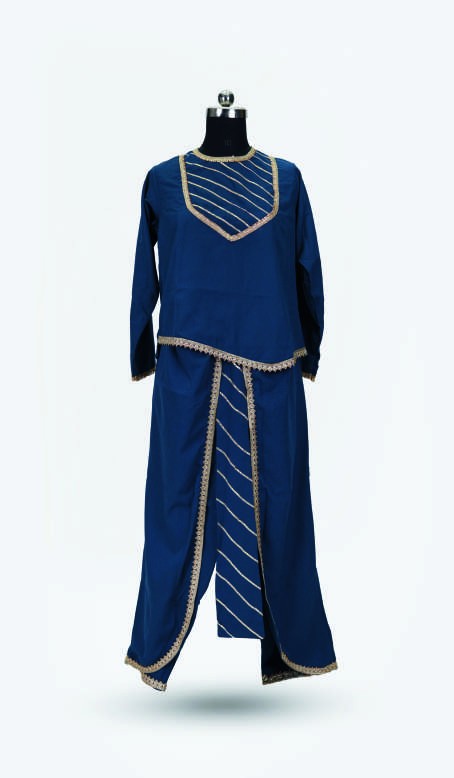 Navy Regal Kurta — Character Costume by Design My Dress Bharat