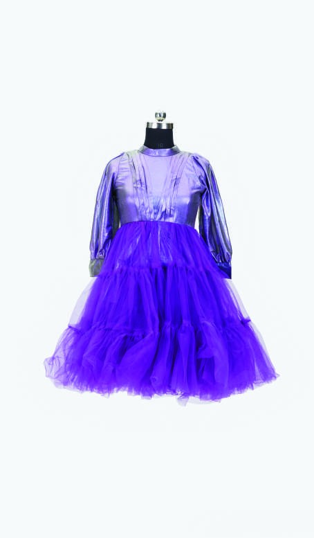 Lilac Tulle Frock — Kids Costumes by Design My Dress Bharat